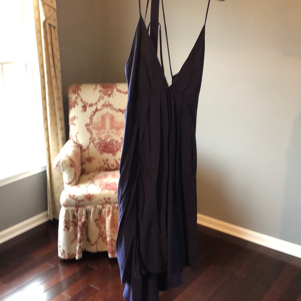 Bcbg large purple sexy dress